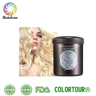 Best Chinese Colortour dust-free GMPC/ISO certification bleaching powder for hair